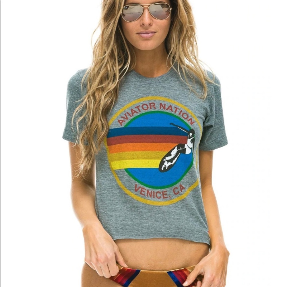 Aviator Nation Women’s Signature Boyfriend Tee